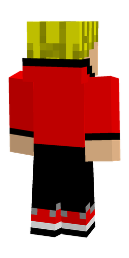 Black skin: body, back render