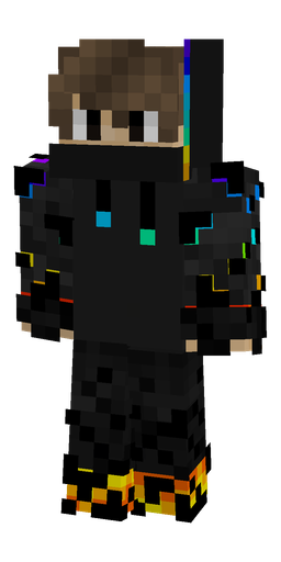 Black skin: body, front render