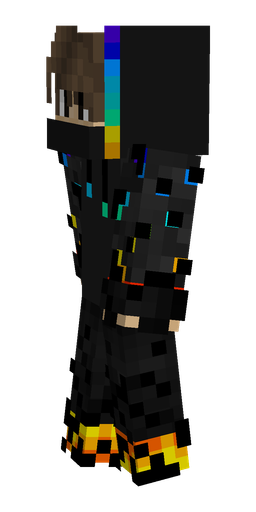Black skin: body, left side render