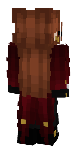 Black skin: body, back render