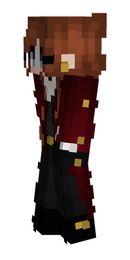 Black skin: body, left side render
