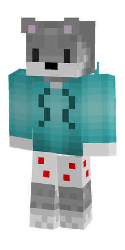 Blue skin: body, front render