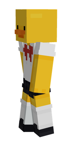 Black skin: body, left side render