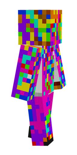 Blue skin: body, right side render