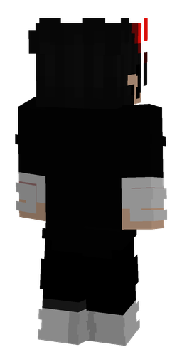 Black skin: body, back render