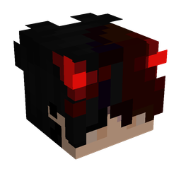 Black skin: head render