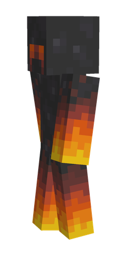 Black skin: body, left side render