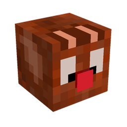 Brown skin: head render