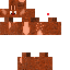 Brown skin: raw texture render