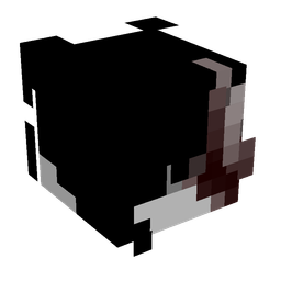 Black skin: head render