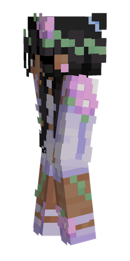 Black skin: body, left side render