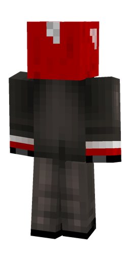 Black skin: body, back render