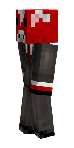 Black skin: body, left side render