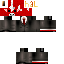Black skin: raw texture render