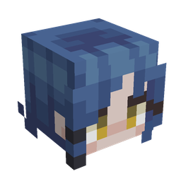 Black skin: head render