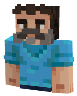 Blue skin: bust render