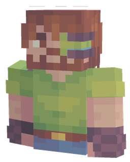 Blue skin: bust render