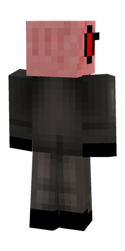 Black skin: body, back render