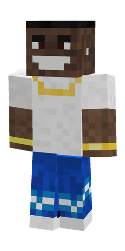 Blue skin: body, front render