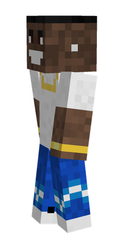 Blue skin: body, left side render