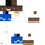 Blue skin: raw texture render