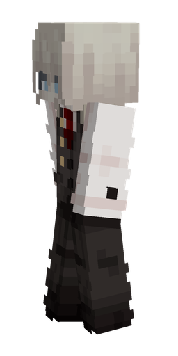 Black skin: body, left side render