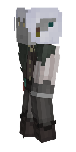 Black skin: body, left side render