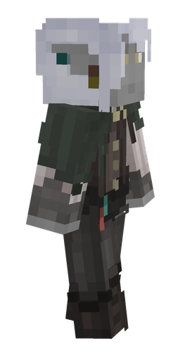 Black skin: body, right side render