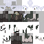 Black skin: raw texture render