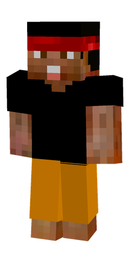 Black skin: body, front render