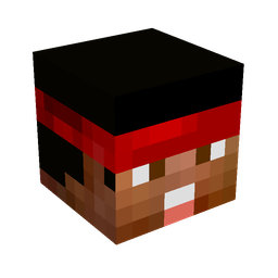 Black skin: head render