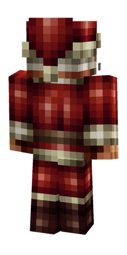 Black skin: body, back render