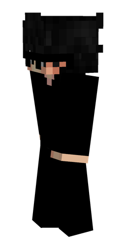 Black skin: body, left side render