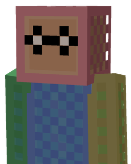 Blue skin: bust render