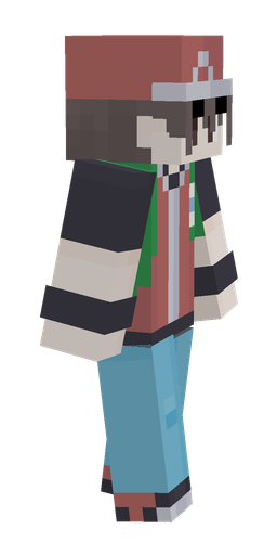 Black skin: body, right side render