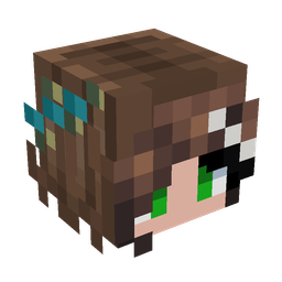 Brown skin: head render