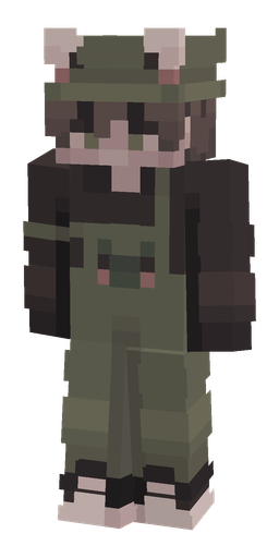 Black skin: body, front render