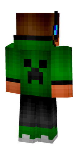 Black skin: body, back render
