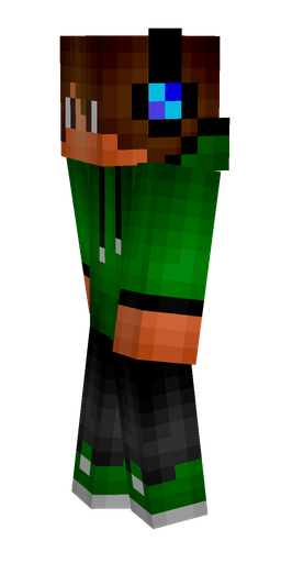 Black skin: body, left side render