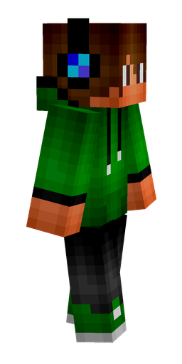 Black skin: body, right side render