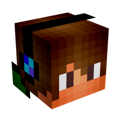 Black skin: head render