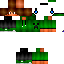 Black skin: raw texture render