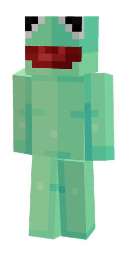Green skin: body, front render