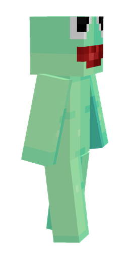 Green skin: body, right side render
