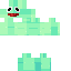 Green skin: raw texture render