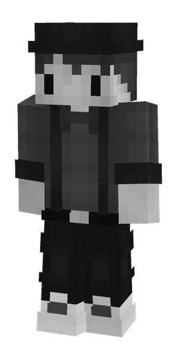 Black skin: body, front render