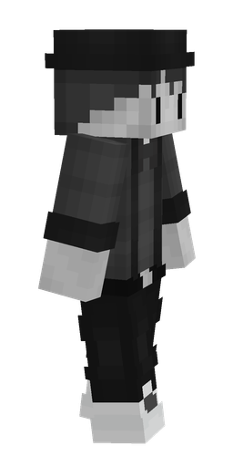 Black skin: body, right side render