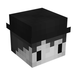 Black skin: head render