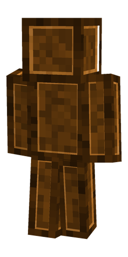 Brown skin: body, back render