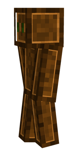 Brown skin: body, left side render